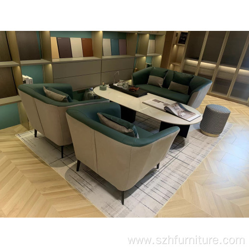 Multi-Color Can Be Customized Fashion Leather Office Sofa